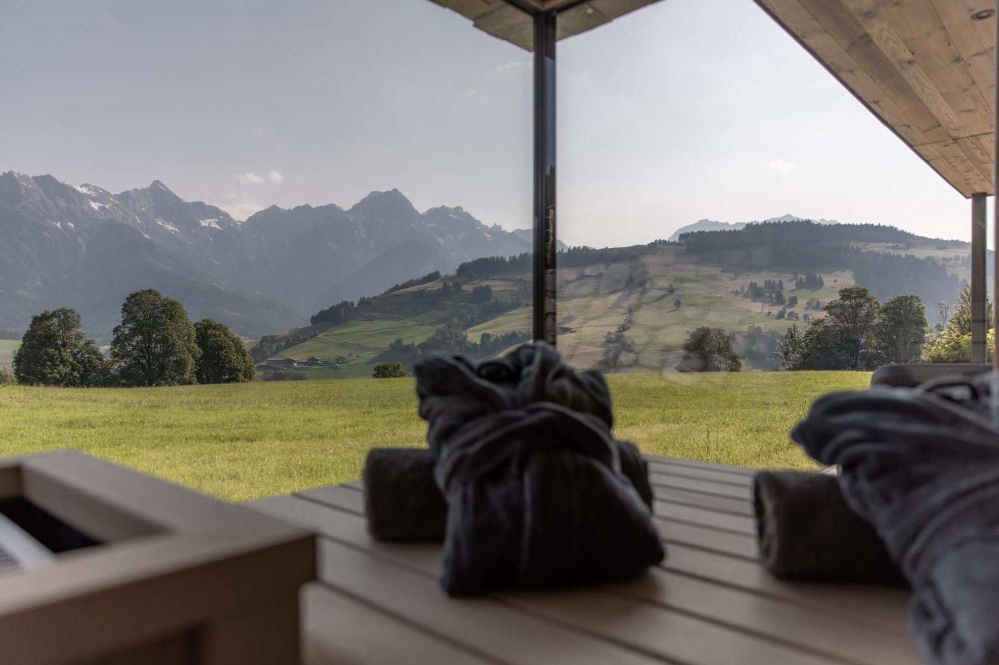Biohof Ebengut Aparthotel Maria Alm am Steinernen Meer Exterior photo